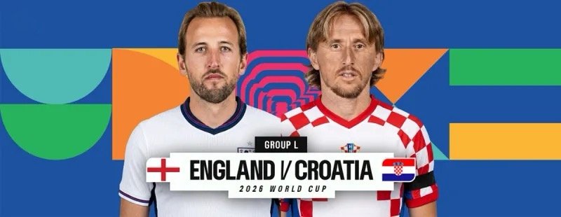 England vs Croatia - FIFA World Cup 2026 Group L